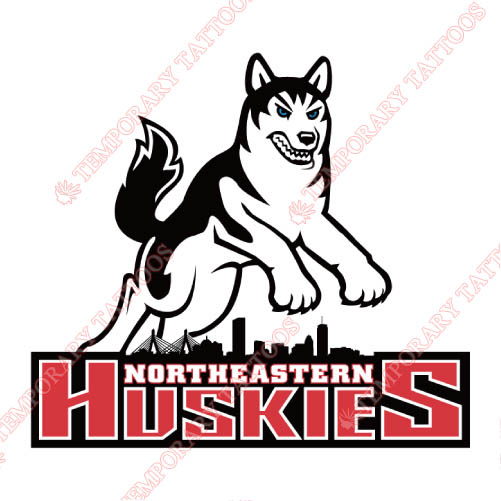 Northeastern Huskies Customize Temporary Tattoos Stickers NO.5636